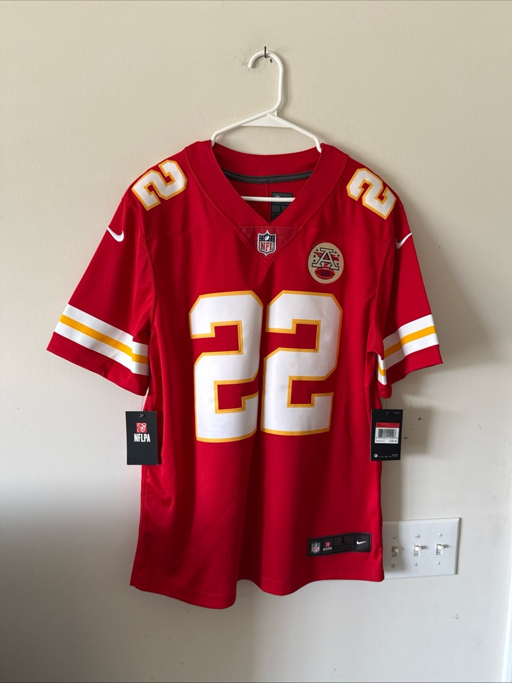 Men’s Nike Marcus Peters #22 KC Chiefs Vapor Lmtd NFL Jersey Sz L - NWT RARE